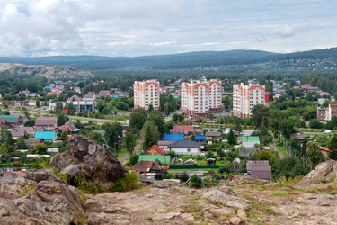 Промышленный пейзаж. Вид с Лысой (Лисьей) горы. Нижний Тагил. Свердловская область - kostya6969
