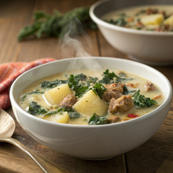 Вкусный домашний суп с сытными ингредиентами, приготовленный с использованием искусственного интеллекта и технологии генерации пара - RomanZ