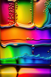 Красочные узоры из жидкости создают яркие визуальные эффекты с помощью генеративного ИИ - RomanZ