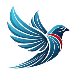 Креативный дизайн логотипа Sparrow с использованием динамического генеративного ИИ в стандартном масштабе - RomanZ