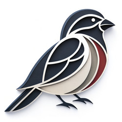 Изящный современный дизайн Sparrow в стандартном масштабе, созданный с помощью генеративного ИИ - RomanZ