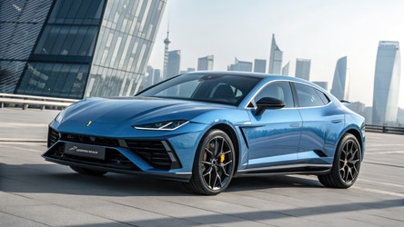 Концепт Lamborghini Estoque: современный дизайн седана с помощью генеративного искусственного интеллекта - RomanZ
