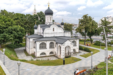 Храм Зачатия праведной Анны, расположенный в историческом районе Москвы — Зарядье - oleg_yurga