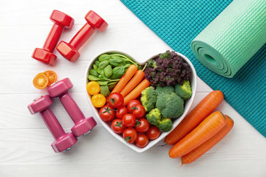 Здоровый образ жизни с использованием свежих продуктов и генеративного искусственного интеллекта для контроля веса - RomanZ