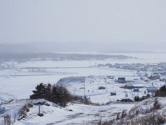 Охотское. залив Мордвинова о.Сахалин. Coast of Mordvinov gulf of Okhotsk sea, island Sakhalin, Russia (marka) - marka