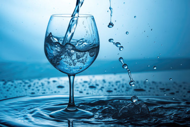 Брызги воды в стакане: запечатление динамичного момента. Генеративный ИИ - RomanZ