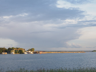 Река Бердь. Большая протока. Новосибирск. Novosibirsk. (marka) - marka