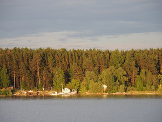 Река Бердь. Большая протока. Новосибирск. Novosibirsk. (marka) - marka