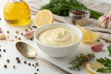 Вкусный домашний чесночный соус из свежих ингредиентов. Генеративный искусственный интеллект - RomanZ