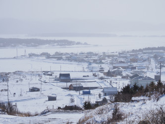 Охотское. залив Мордвинова о.Сахалин. Coast of Mordvinov gulf of Okhotsk sea, island Sakhalin, Russia (marka) - marka
