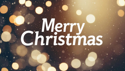 Christmas Background with Golden Bokeh and Sparkles – Festive Glowing Holiday Texture for Card, Poster or Social Media Banner - Kulkann75