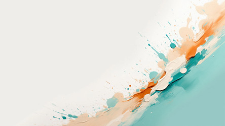 Pale Turquoise and Beige Acrylic Wash Background – Minimalist Fluid Art Texture for Wallpaper, Print or Mockup - Kulkann75
