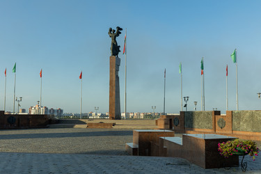 Беларусь. Могилев. Мемориальный комплекс борцам за советскую власть. Belarus. Mogilev. Memorial complex to fighters for Soviet power. мемориал, - ffoto-graff