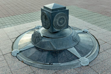 Беларусь. Могилев. Памятник Нулевой километр - ffoto-graff