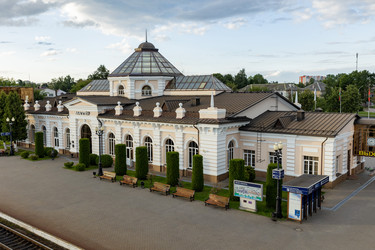 Беларусь. Могилев. Железнодорожный вокзал, станция Могилев-1 - ffoto-graff