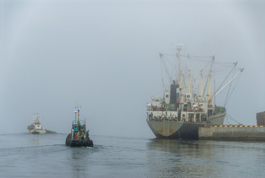 Порт. Итуруп. Сахалин. Iturup. Sakhalin. (marka) - marka