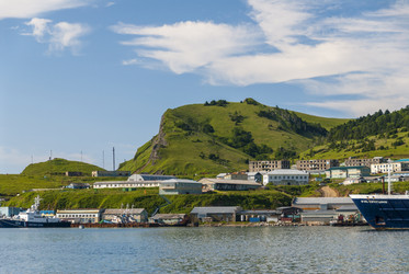 Малокурильское, остров Шикотан, Курилы, Россия. Сахалин. Sakhalin.  (marka) - marka