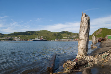 Малокурильское, остров Шикотан, Курилы, Россия. Сахалин. Sakhalin. (marka) - marka