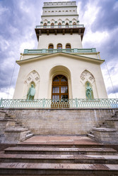 Белая башня, 1827 год. Александровский парк. Царское Село. Город Пушкин - Parabuben