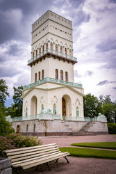 Белая башня, 1827 год. Александровский парк. Царское Село. Город Пушкин - Parabuben
