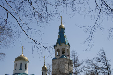 Храм Пресвятой Богородицы. Южно-Сахалинск. Сахалин. Sakhalin. (marka) - marka