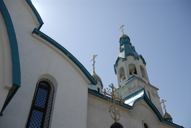 Храм Пресвятой Богородицы. Южно-Сахалинск. Сахалин. Sakhalin. (marka) - marka