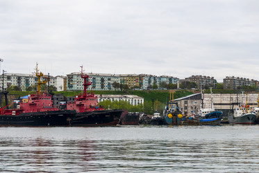 Порт. Корсаков. Сахалин. Korsakov. Sakhalin. (marka) - marka