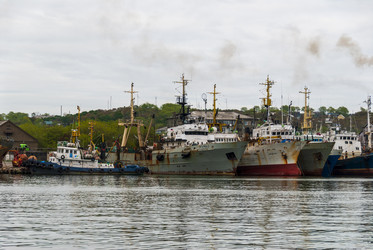 Порт. Корсаков. Сахалин. Korsakov. Sakhalin. (marka) - marka