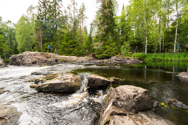 Водопад Ахвенкоски в Карелии - gumbao