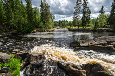 Водопад Ахвенкоски в Карелии - gumbao