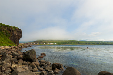 Итуртуп, Курильск. Курильский залив. р.Курилка. Iturtup, Kurilsk, Sakhalin - marka