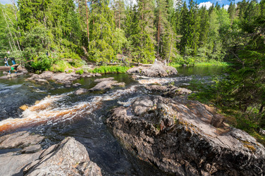 Водопад Ахвенкоски в Карелии - gumbao