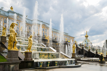 Фонтаны Большого Каскада в Петергофе - gumbao