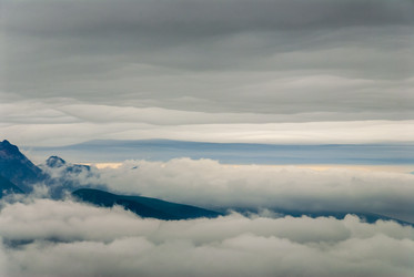 Вид с вулкана Баранского. остров Итуруп. View from Baransky volcano. Iturup Island. (Сахалин. Sakhalin. (marka) - marka