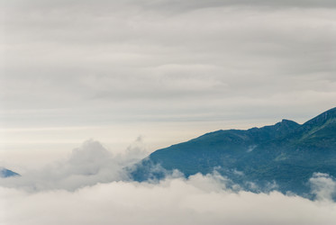 Вид с вулкана Баранского. остров Итуруп. View from Baransky volcano. Iturup Island. (Сахалин. Sakhalin. (marka) - marka