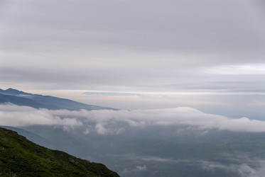 Вид с вулкана Баранского. остров Итуруп. View from Baransky volcano. Iturup Island. (Сахалин. Sakhalin. (marka) - marka