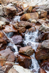 Ручей на склоне вулкана Баранского. остров Итуруп. A stream on the slope of the Baransky volcano. Iturup Island. Сахалин. Sakhalin. (marka) - marka