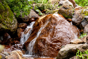 Ручей на склоне вулкана Баранского. остров Итуруп. A stream on the slope of the Baransky volcano. Iturup Island. Сахалин. Sakhalin. (marka) - marka