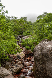 Ручей на склоне вулкана Баранского. остров Итуруп. A stream on the slope of the Baransky volcano. Iturup Island. Сахалин. Sakhalin. (marka) - marka