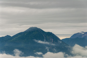Вид с вулкана Баранского. остров Итуруп. View from Baransky volcano. Iturup Island. (Сахалин. Sakhalin. (marka) - marka