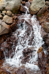 Ручей на склоне вулкана Баранского. остров Итуруп. A stream on the slope of the Baransky volcano. Iturup Island. Сахалин. Sakhalin. (marka) - marka
