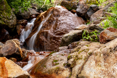 Ручей на склоне вулкана Баранского. остров Итуруп. A stream on the slope of the Baransky volcano. Iturup Island. Сахалин. Sakhalin. (marka) - marka