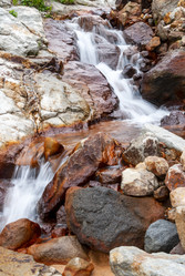 Ручей на склоне вулкана Баранского. остров Итуруп. A stream on the slope of the Baransky volcano. Iturup Island. Сахалин. Sakhalin - marka
