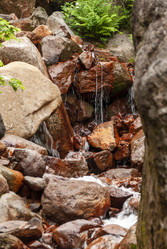 Ручей на склоне вулкана Баранского. остров Итуруп. A stream on the slope of the Baransky volcano. Iturup Island. Сахалин. Sakhalin. (marka) - marka