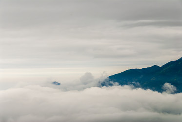 Вид с вулкана Баранского. остров Итуруп. View from Baransky volcano. Iturup Island. (Сахалин. Sakhalin. (marka) - marka