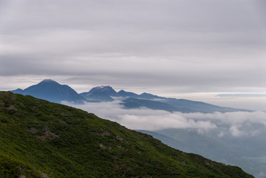 Вид с вулкана Баранского. остров Итуруп. View from Baransky volcano. Iturup Island. (Сахалин. Sakhalin. (marka) - marka