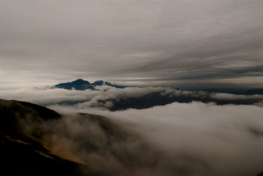 Вид с вулкана Баранского. остров Итуруп. View from Baransky volcano. Iturup Island. (Сахалин. Sakhalin. (marka) - marka