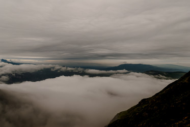 Вид с вулкана Баранского. остров Итуруп. View from Baransky volcano. Iturup Island. (Сахалин. Sakhalin. (marka) - marka
