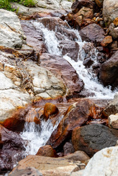 Ручей на склоне вулкана Баранского. остров Итуруп. A stream on the slope of the Baransky volcano. Iturup Island. Сахалин. Sakhalin. (marka) - marka