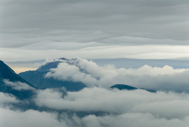 Вид с вулкана Баранского. остров Итуруп. View from Baransky volcano. Iturup Island. (Сахалин. Sakhalin. (marka) - marka